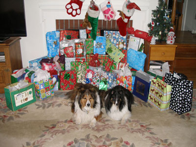 Cooper and Kenzie with their Gifts