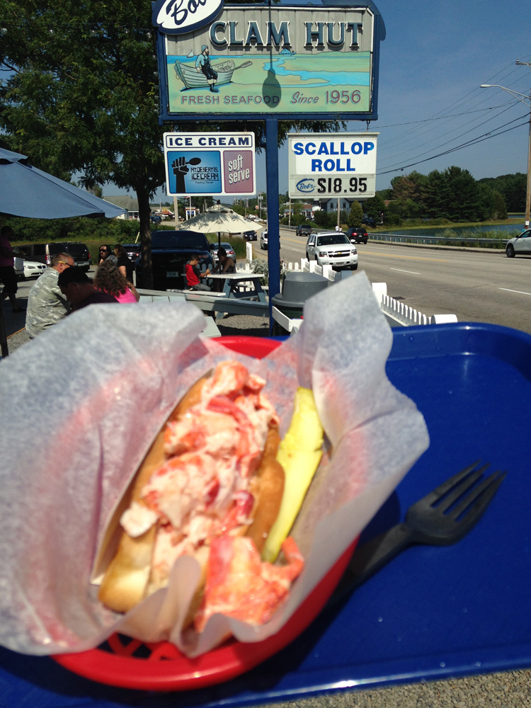First Lobster Roll of the Trip...Bob's Clam Shack, Kittery, Maine